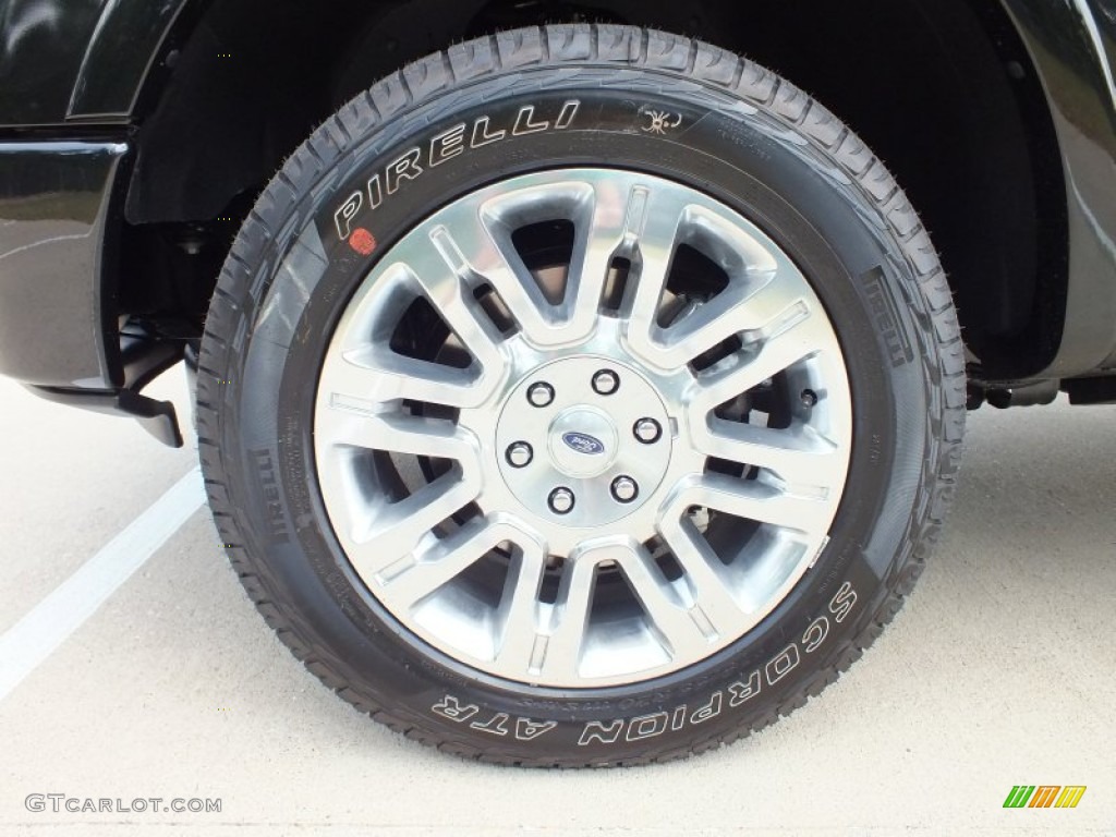 2012 Ford F150 Platinum SuperCrew 4x4 Wheel Photo #66685568