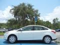 2012 Oxford White Ford Focus SE Sedan  photo #2