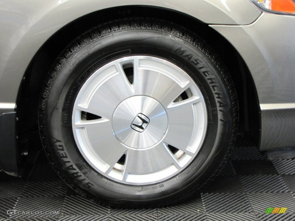 2007 Civic Hybrid Sedan - Galaxy Gray Metallic / Ivory photo #33