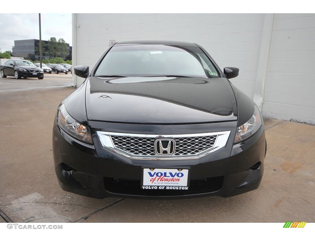 2009 Accord LX-S Coupe - Crystal Black Pearl / Black photo #25