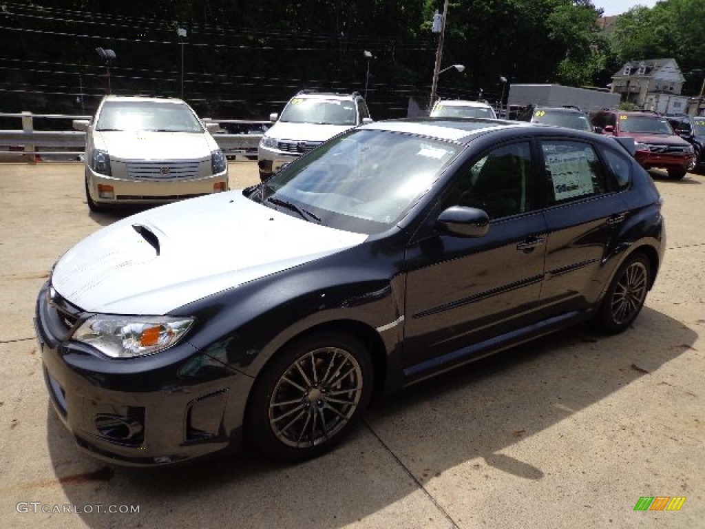 2012 Impreza WRX Limited 5 Door - Dark Gray Metallic / WRX Carbon Black photo #6