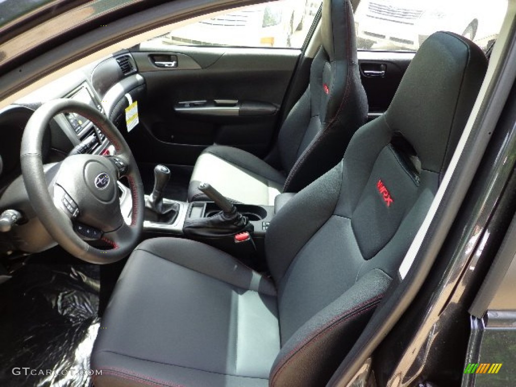 2012 Impreza WRX Limited 5 Door - Dark Gray Metallic / WRX Carbon Black photo #8