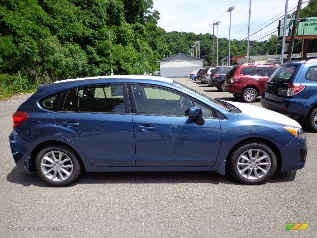 Marine Blue Pearl 2012 Subaru Impreza 2.0i Premium 5 Door Exterior Photo #66687068