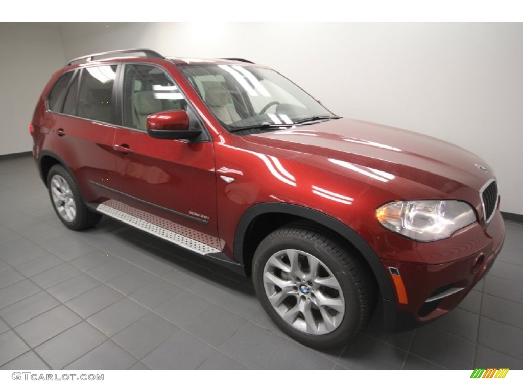 Vermilion Red Metallic 2013 BMW X5 xDrive 35i Premium Exterior Photo #66688448