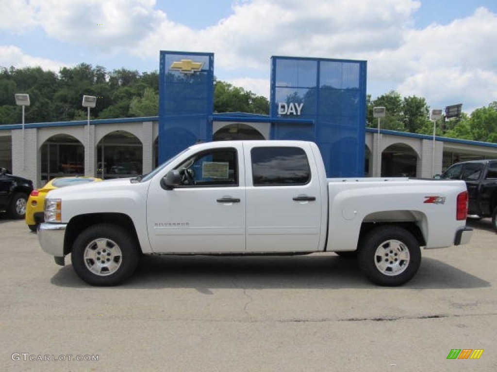 2012 Silverado 1500 LT Crew Cab 4x4 - Summit White / Ebony photo #2