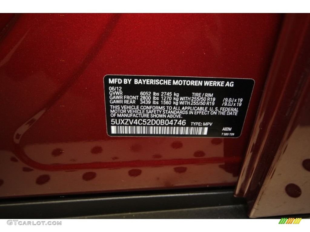 2013 X5 xDrive 35i Premium - Vermilion Red Metallic / Oyster photo #10