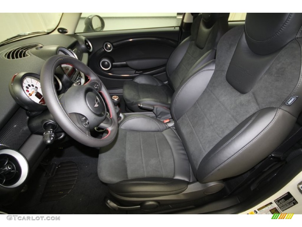 Carbon Black Interior 2012 Mini Cooper S Hardtop Photo #66688670