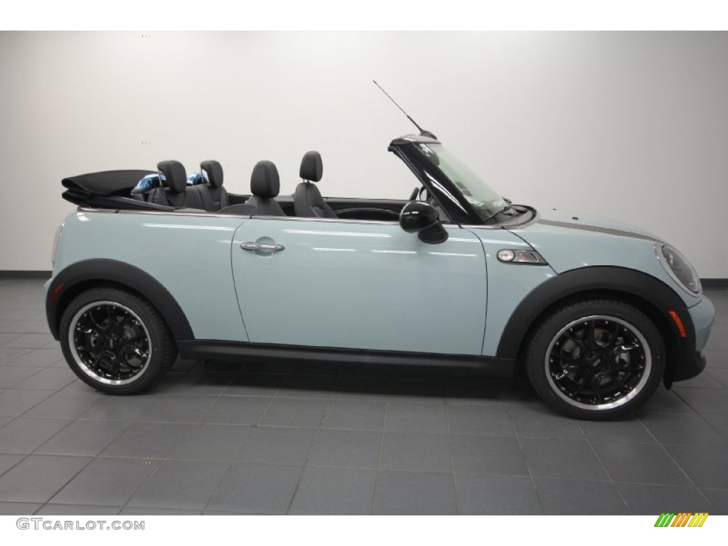 Ice Blue 2012 Mini Cooper S Convertible Exterior Photo #66689002