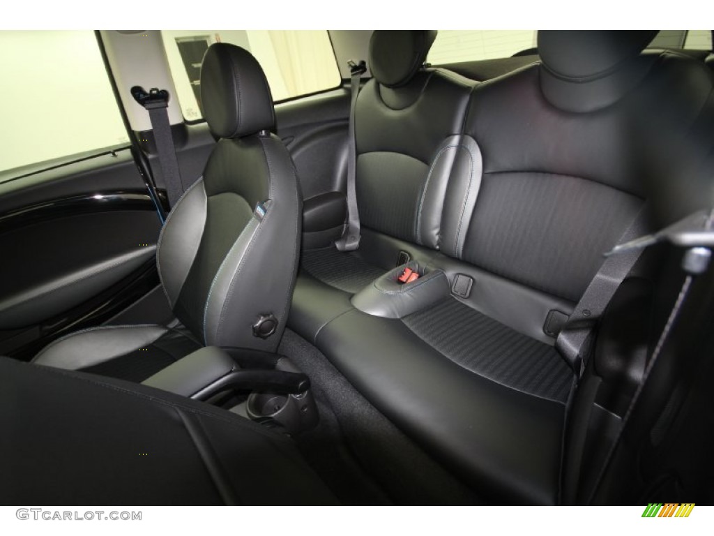 2012 Mini Cooper S Hardtop Bayswater Package Rear Seat Photo #66689294