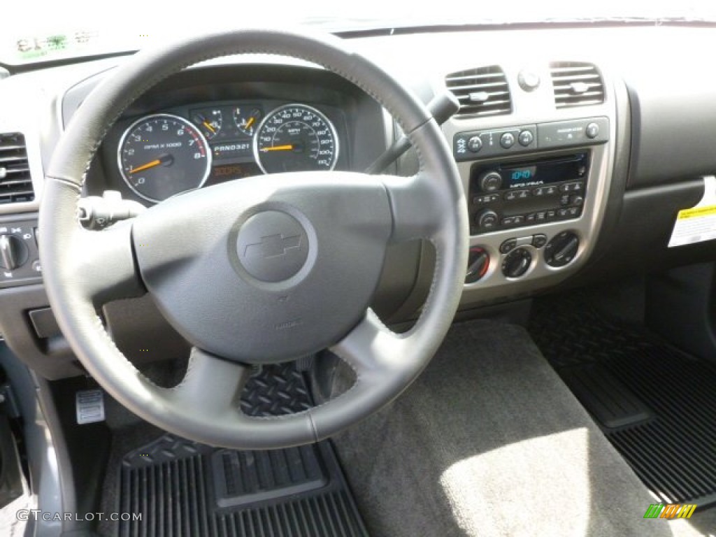 2012 Chevrolet Colorado LT Extended Cab 4x4 Ebony Dashboard Photo #66689471