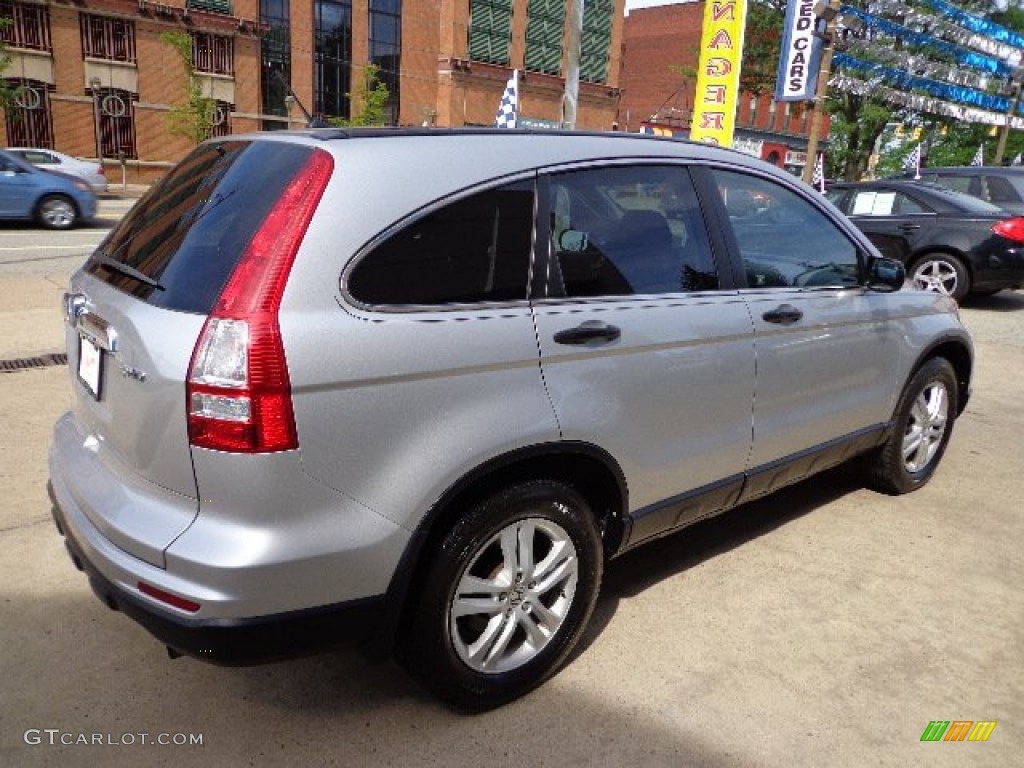 2010 CR-V EX AWD - Alabaster Silver Metallic / Black photo #11