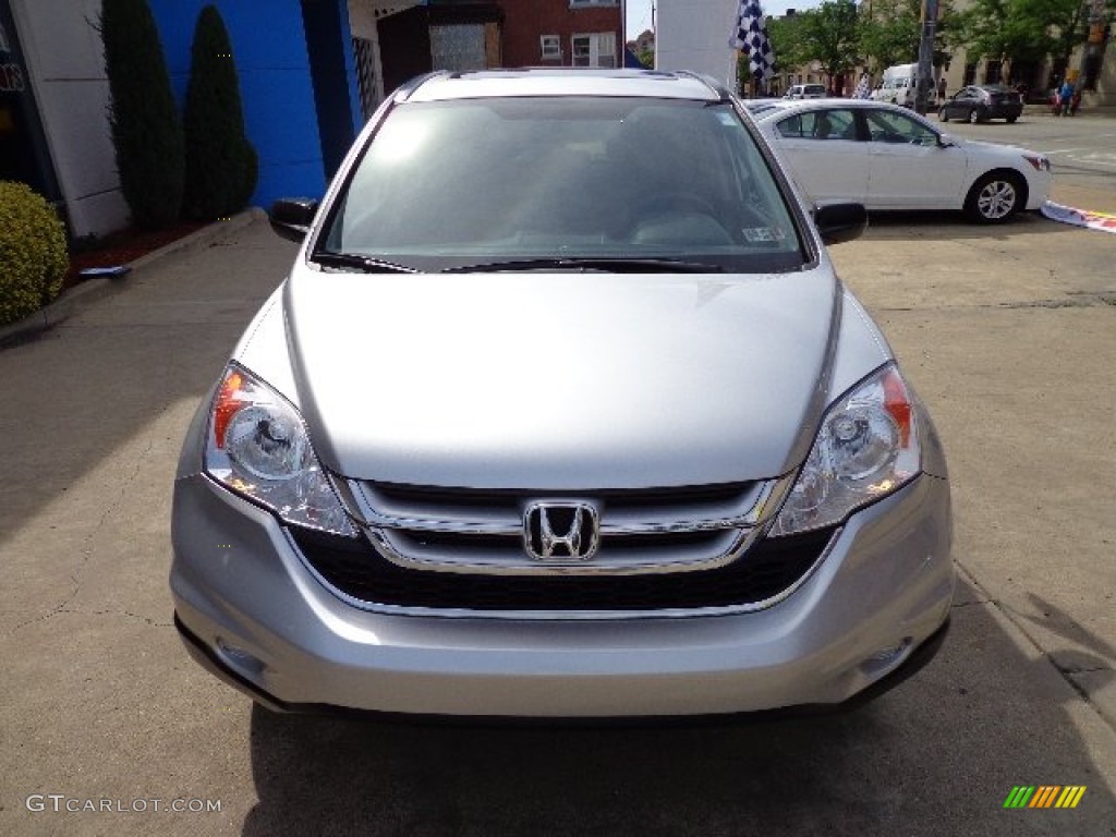 2010 CR-V EX AWD - Alabaster Silver Metallic / Black photo #18