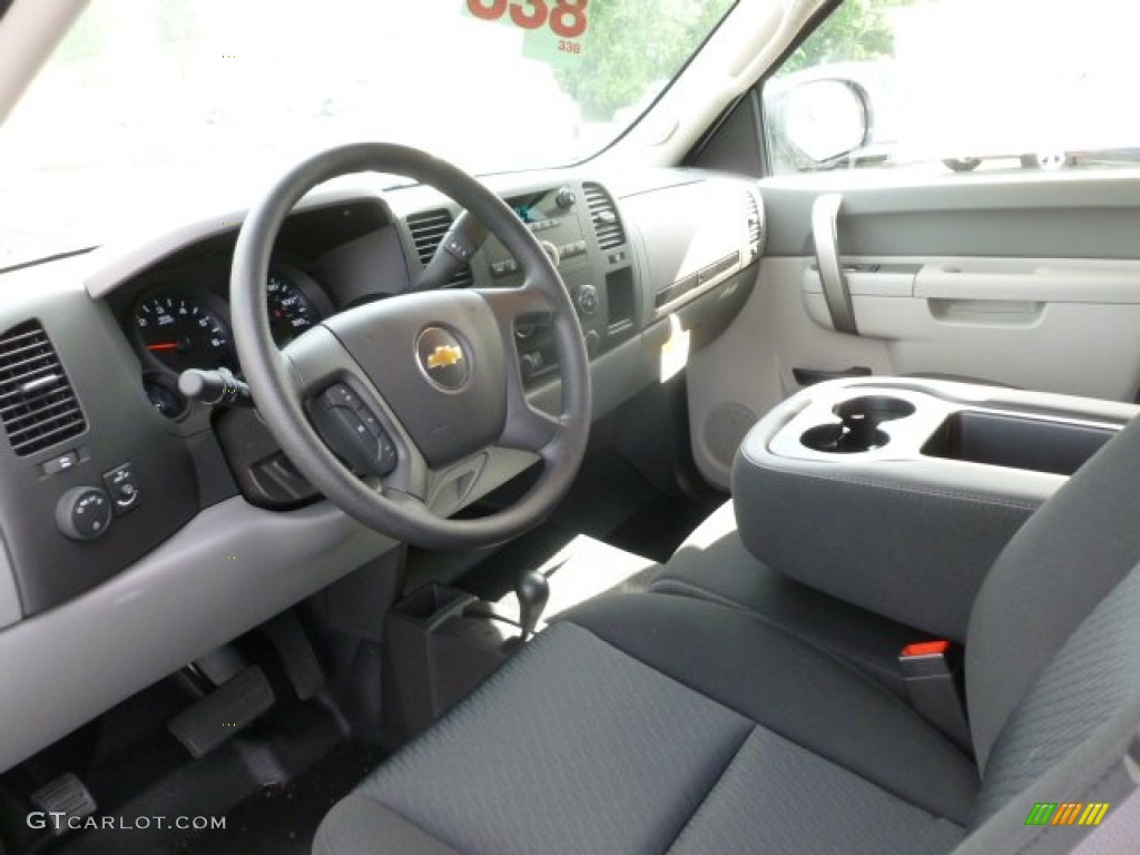 2012 Silverado 1500 Work Truck Extended Cab 4x4 - Silver Ice Metallic / Dark Titanium photo #17