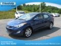 2013 Atlantic Blue Hyundai Elantra Limited  photo #3