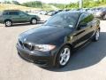 2009 Jet Black BMW 1 Series 128i Coupe  photo #3
