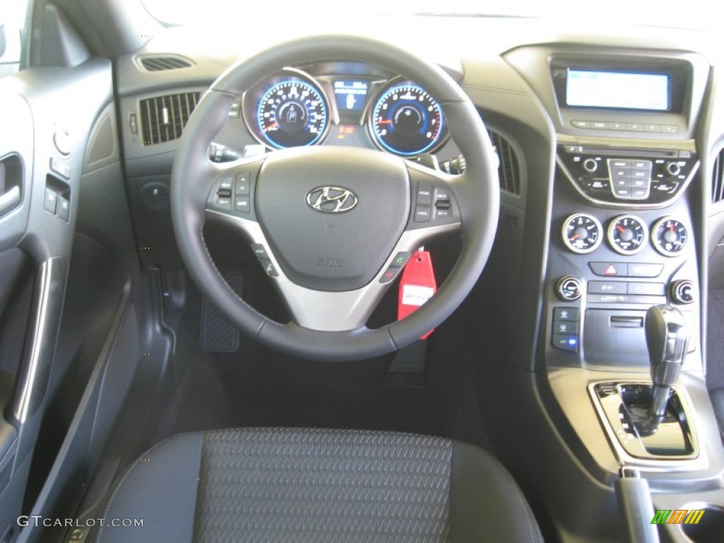 2013 Hyundai Genesis Coupe 2.0T Black Cloth Dashboard Photo #66691853