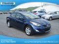 2013 Atlantic Blue Hyundai Elantra GLS  photo #5