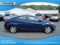 2013 Atlantic Blue Hyundai Elantra GLS  photo #6
