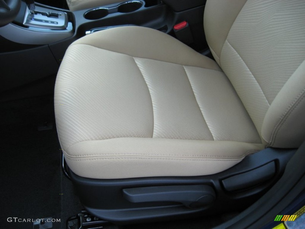 2013 Elantra GLS - Atlantic Blue / Beige photo #15