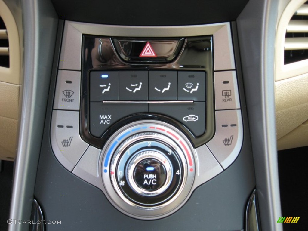 2013 Elantra GLS - Atlantic Blue / Beige photo #26