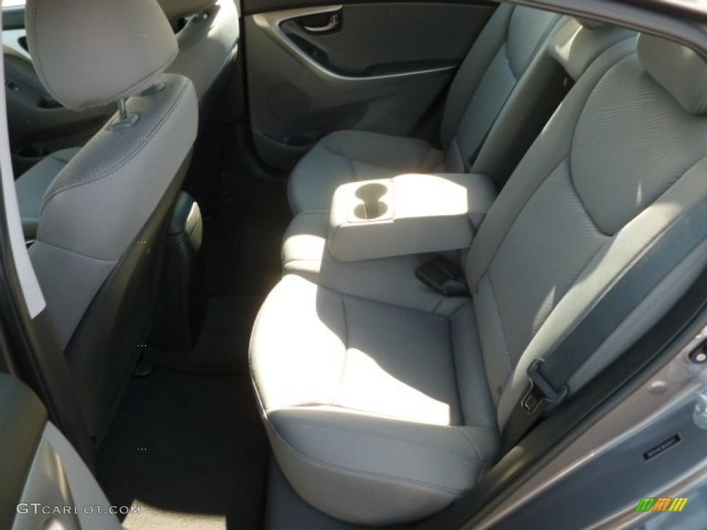 Gray Interior 2011 Hyundai Elantra GLS Photo #66692219