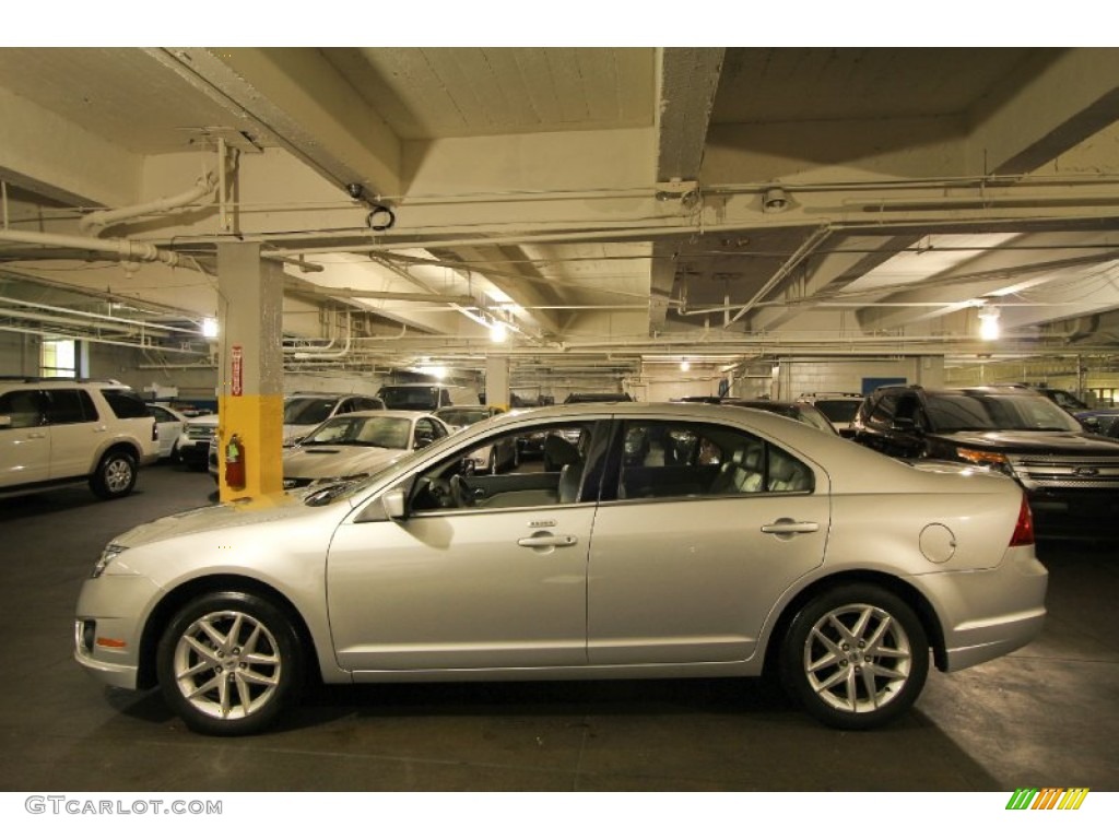 2010 Fusion SEL V6 - Brilliant Silver Metallic / Medium Light Stone photo #3