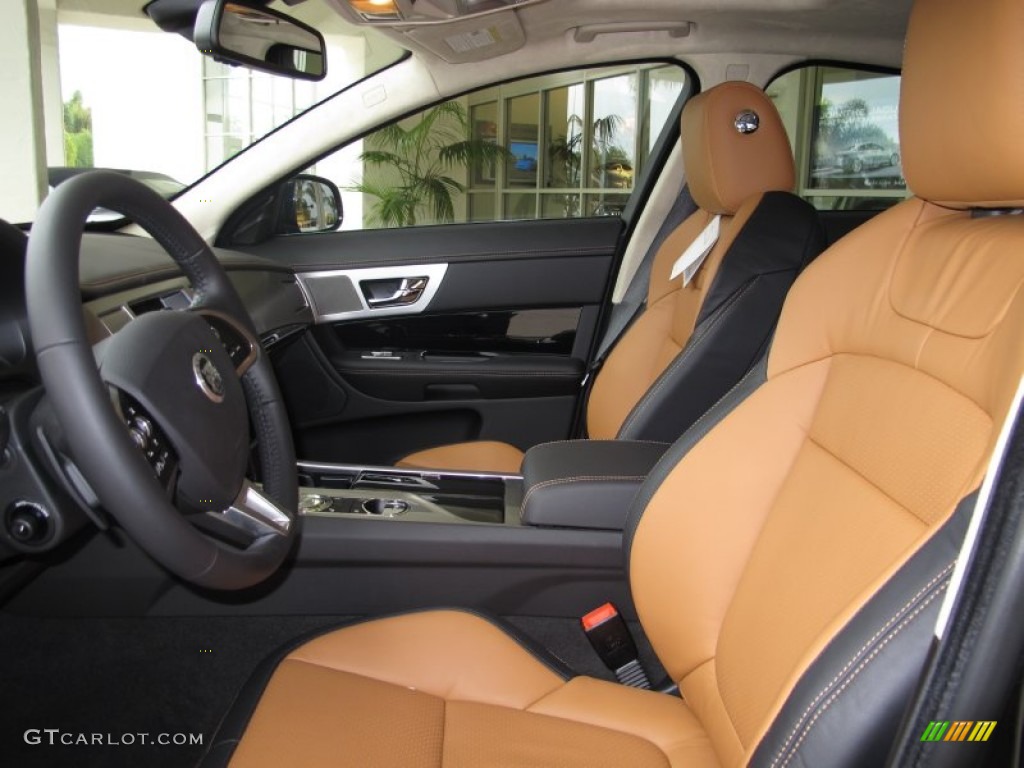 London Tan/Warm Charcoal Interior 2012 Jaguar XF Portfolio Photo #66692980