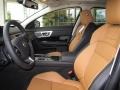 2012 Jaguar XF London Tan/Warm Charcoal Interior Front Seat Photo