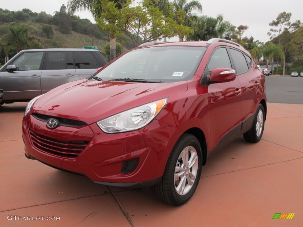 2012 Tucson GLS - Garnet Red / Taupe photo #1