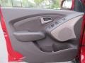 2012 Hyundai Tucson Taupe Interior Door Panel Photo