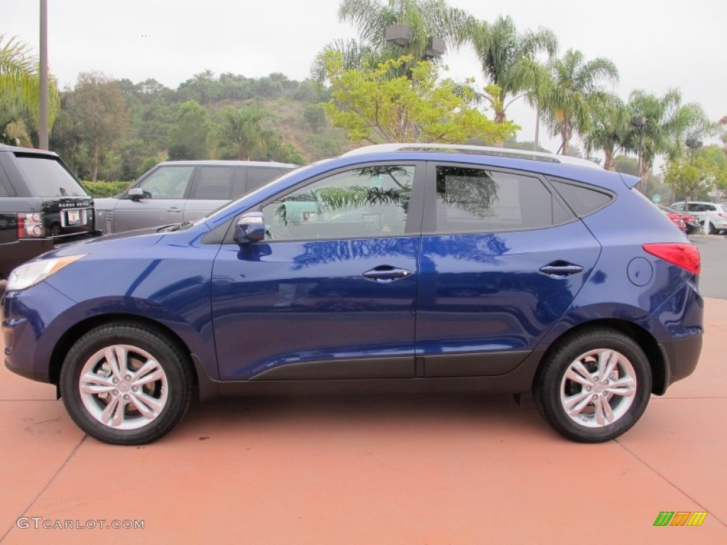 Iris Blue 2012 Hyundai Tucson GLS Exterior Photo #66693062