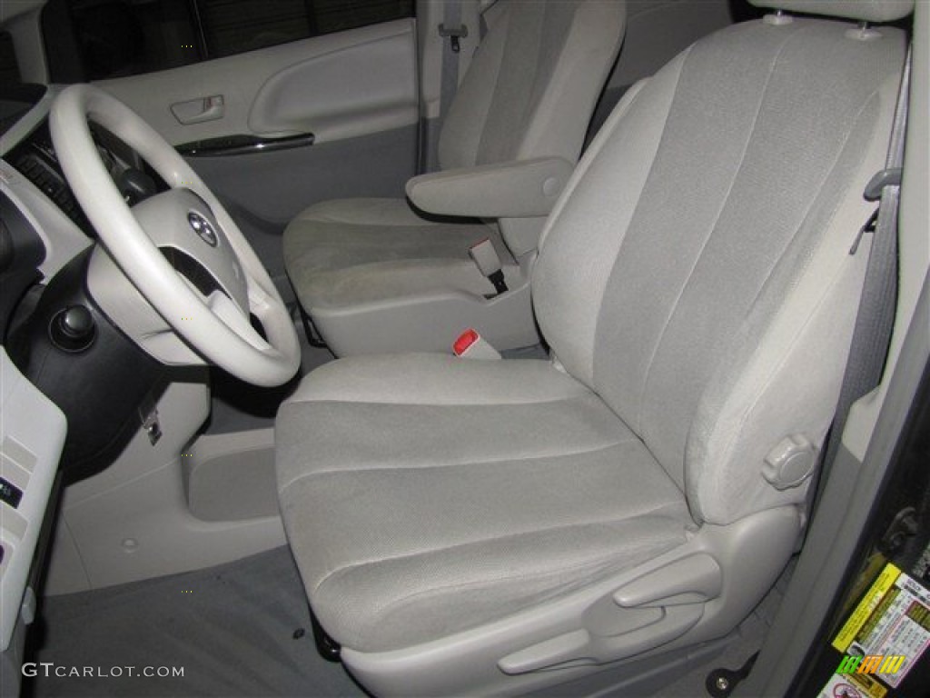 2011 Sienna  - Predawn Gray Mica / Light Gray photo #11