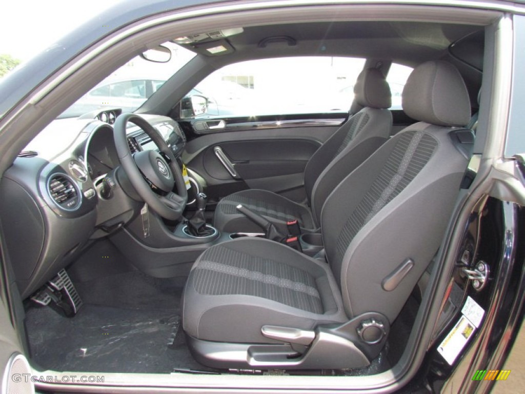 Titan Black Interior 2012 Volkswagen Beetle Turbo Photo #66693494