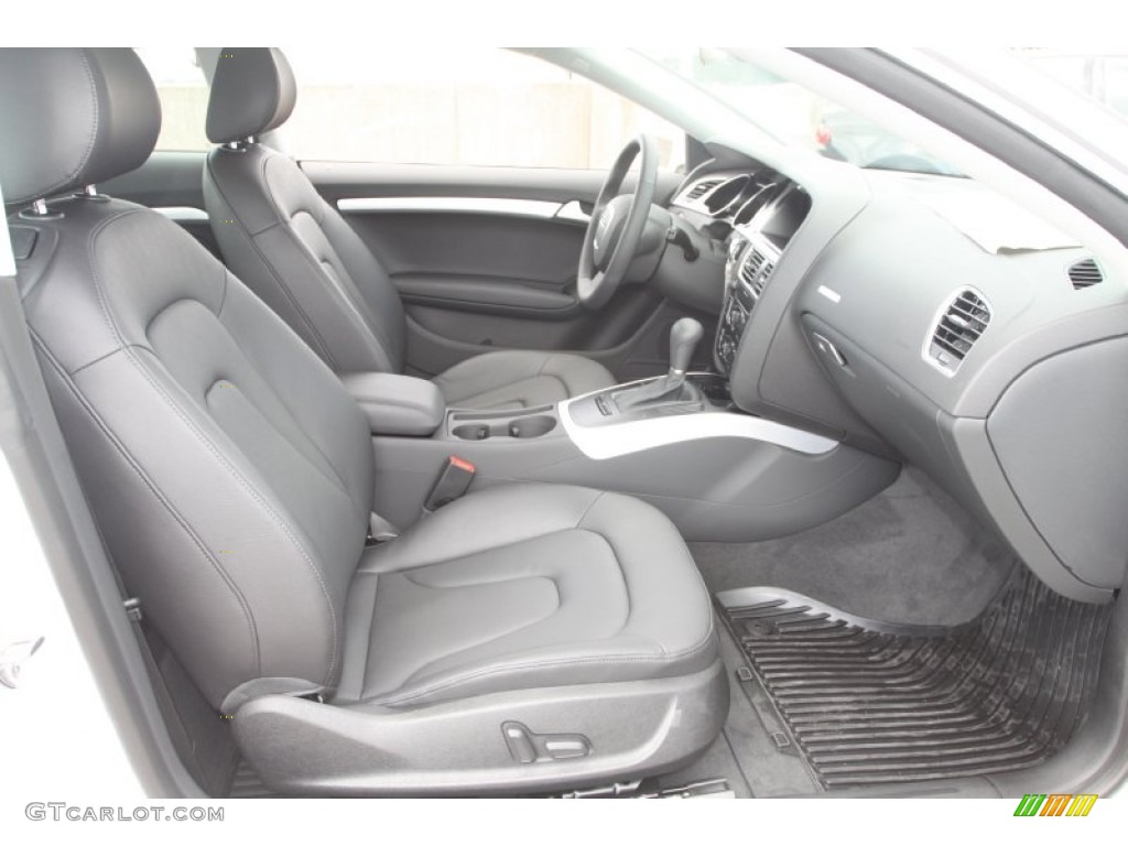 Black Interior 2012 Audi A5 2.0T quattro Coupe Photo #66693548