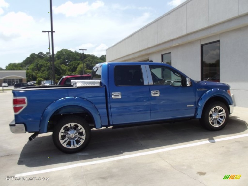 Blue Flame Metallic 2011 Ford F150 XLT SuperCrew Exterior Photo #66694688