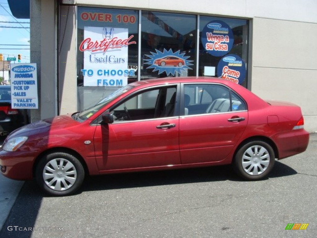 2006 Lancer ES - Rio Red Pearl / Black photo #3