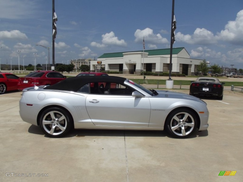 2012 Camaro SS Convertible - Silver Ice Metallic / Gray photo #6