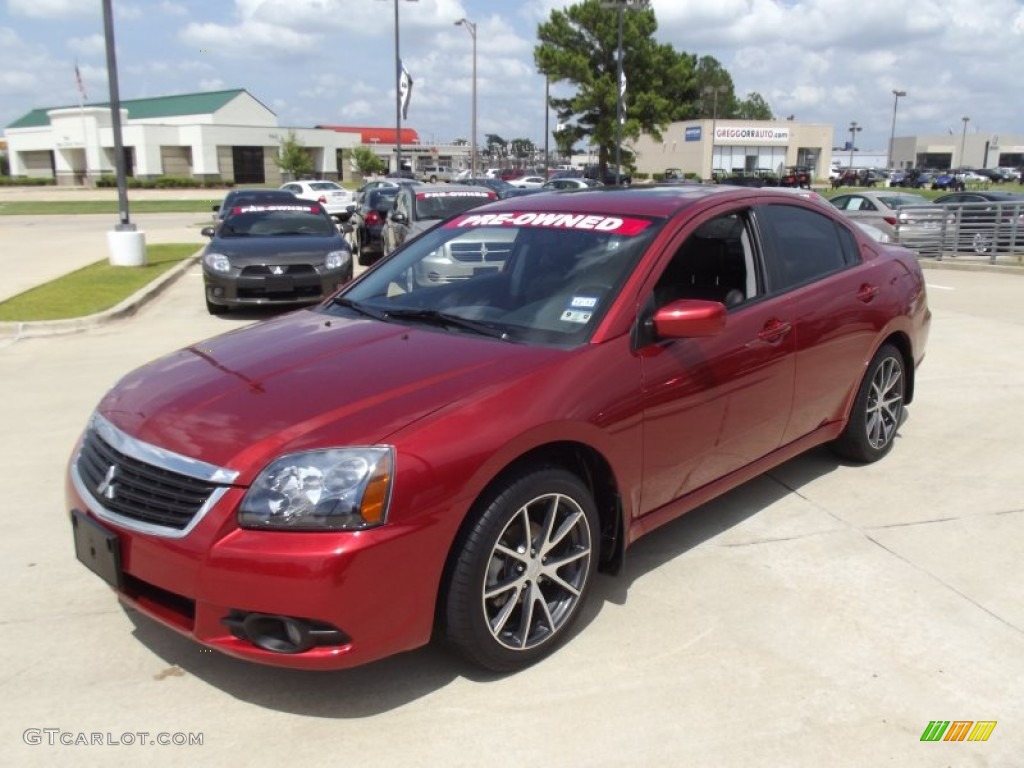 2009 Galant Sport Edition - Rave Red Pearl / Black photo #1