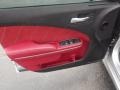 Black/Red 2012 Dodge Charger SRT8 Door Panel