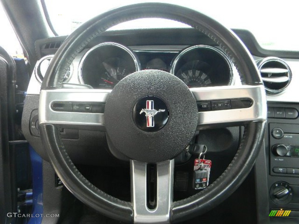 2007 Mustang GT Premium Coupe - Vista Blue Metallic / Dark Charcoal photo #13