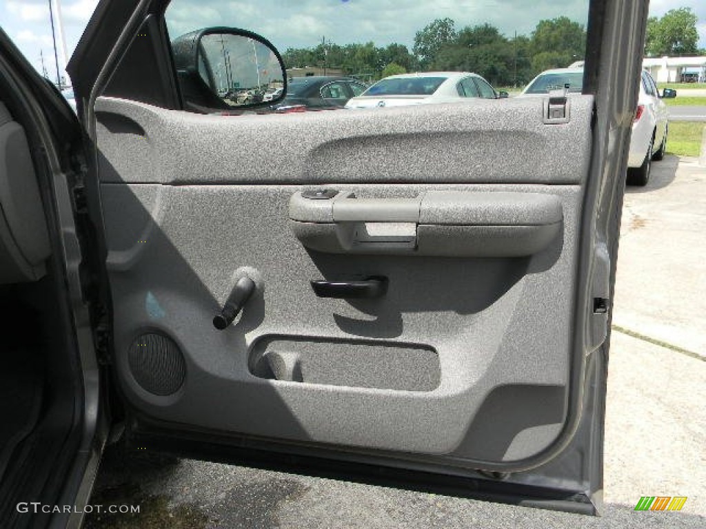 2008 Silverado 1500 LS Regular Cab - Graystone Metallic / Dark Titanium photo #7