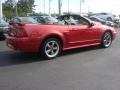 Laser Red Metallic 2002 Ford Mustang GT Convertible Exterior