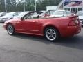 2002 Laser Red Metallic Ford Mustang GT Convertible  photo #5