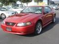 2002 Laser Red Metallic Ford Mustang GT Convertible  photo #23