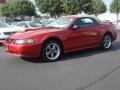 2002 Laser Red Metallic Ford Mustang GT Convertible  photo #24