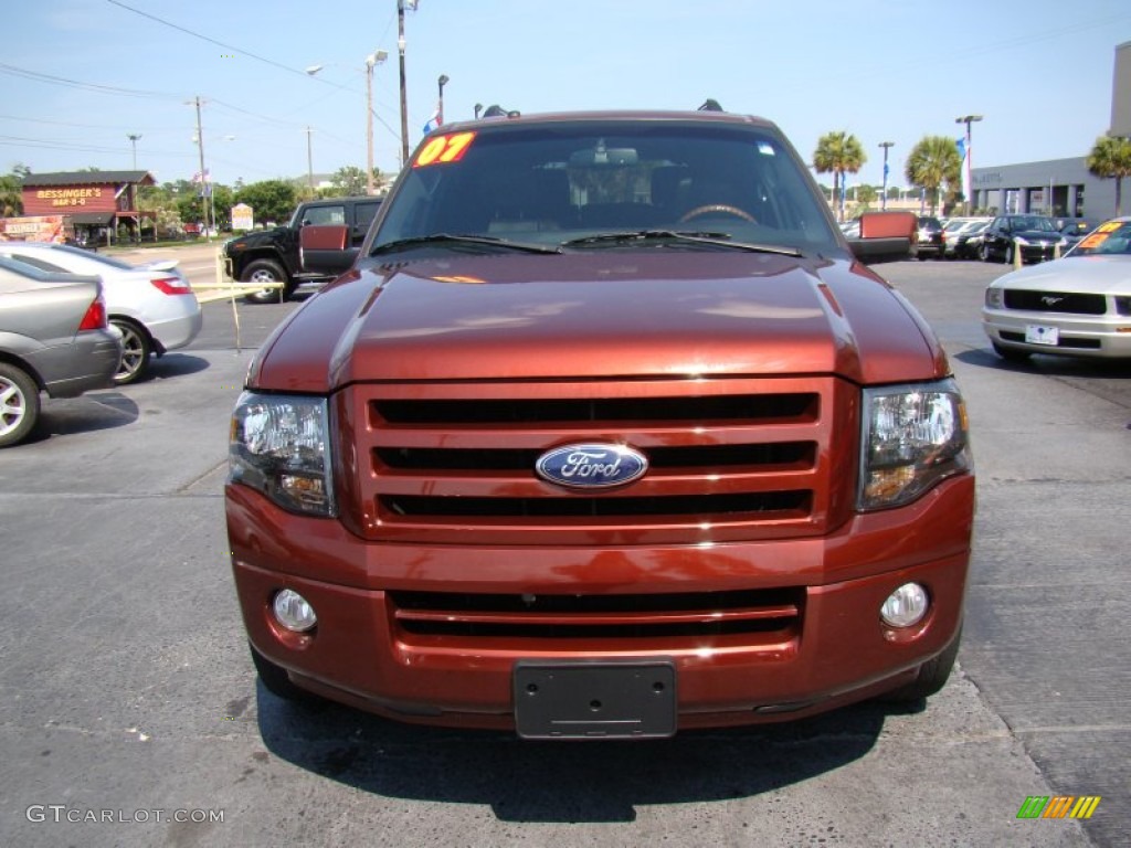 Dark Copper Metallic 2007 Ford Expedition Limited Exterior Photo #66696893
