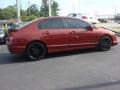 2007 Habanero Red Pearl Honda Civic Si Sedan  photo #3