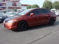 2007 Habanero Red Pearl Honda Civic Si Sedan  photo #6