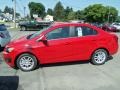 Victory Red 2012 Chevrolet Sonic LT Sedan Exterior