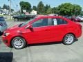 Victory Red 2012 Chevrolet Sonic LT Sedan Exterior